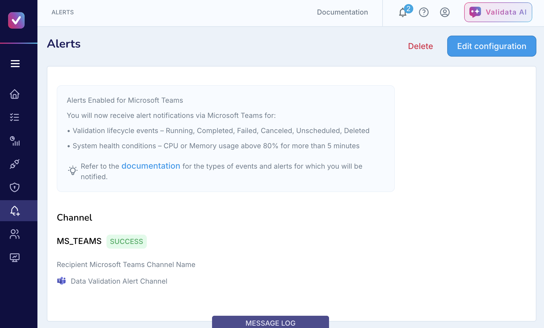 ConfiguringAlerts_MicrosoftTeams_ChannelConfigSucess.png